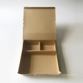Caja de papel cuadrado biodegradable Caja de almuerzo a prueba de aceite